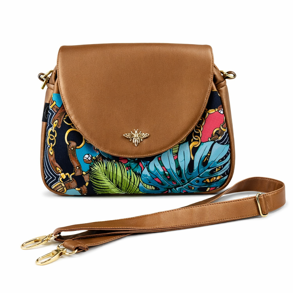 Torebka Mia - Irena Brąz Koniak royal