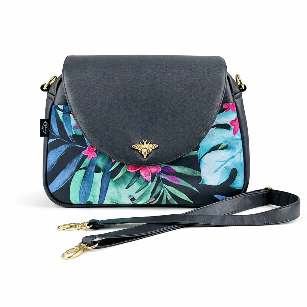 Torebka MIA - Irena Czarny monstera