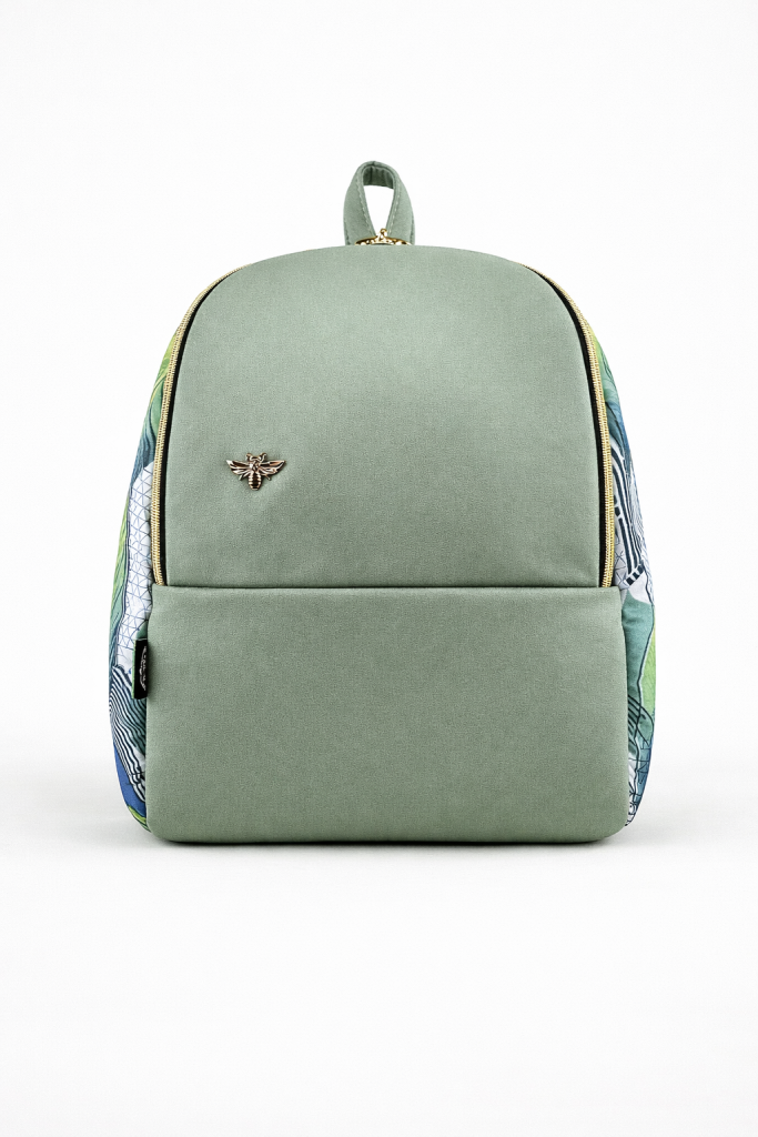 Plecak MIA - Bruno Szałwiowy liście banana