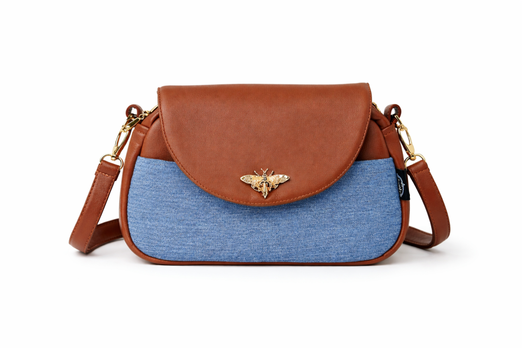 Torebka MIA - Irenka Brąz jeans