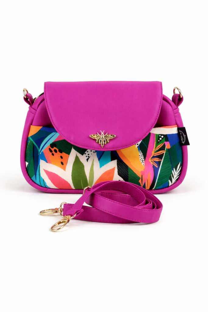 Torebka MIA - Irenka Fuksja dżungla