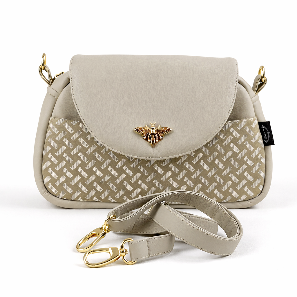 Torebka MIA - Irenka Beż cegiełka