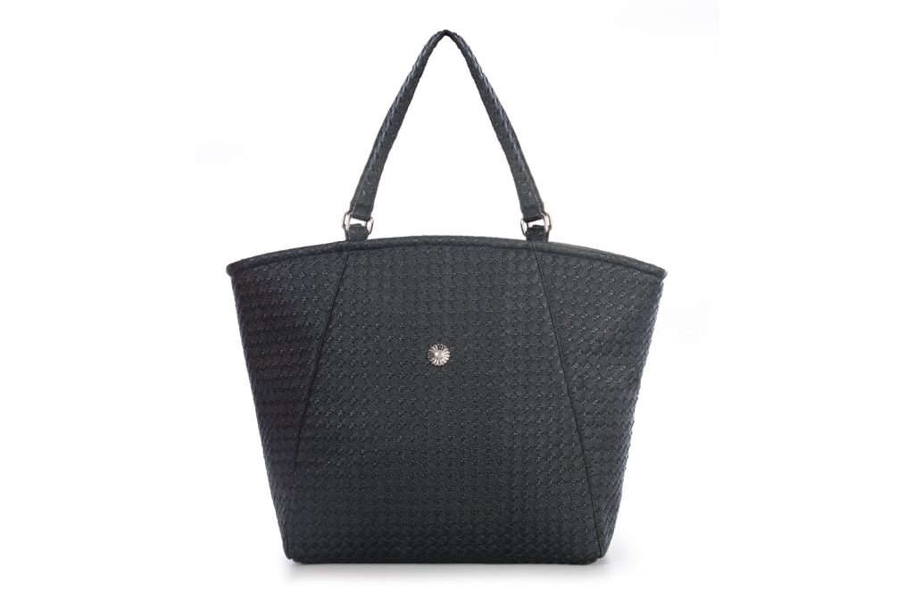 Torba MIA- HELENA czarna plecionka