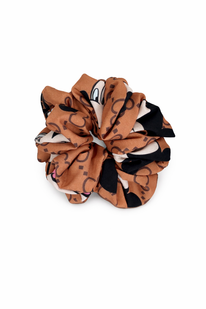 Gumka do włosów brąz mysz