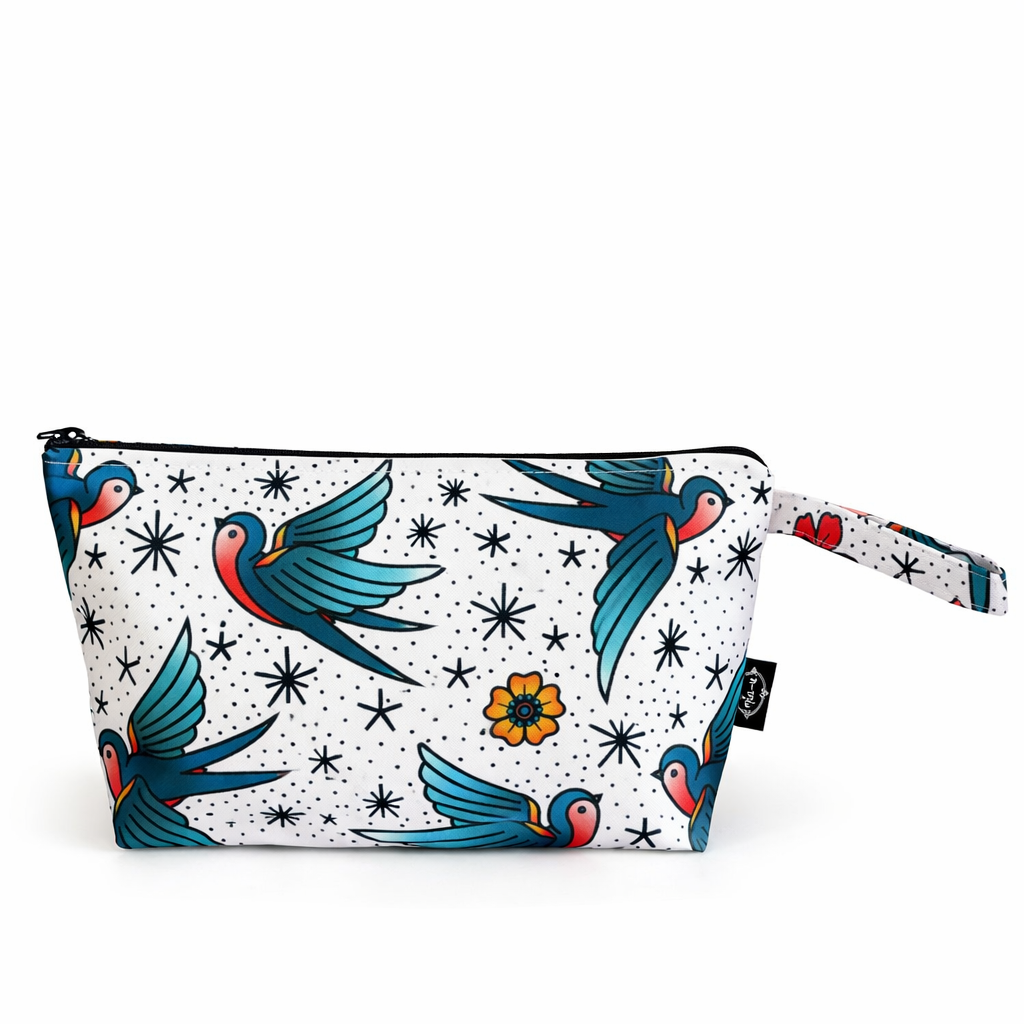 Kosmetyczka Vibe retro jaskółki