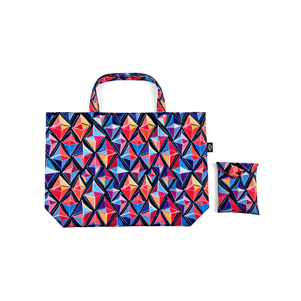 Shopperka XL kolorowe romby