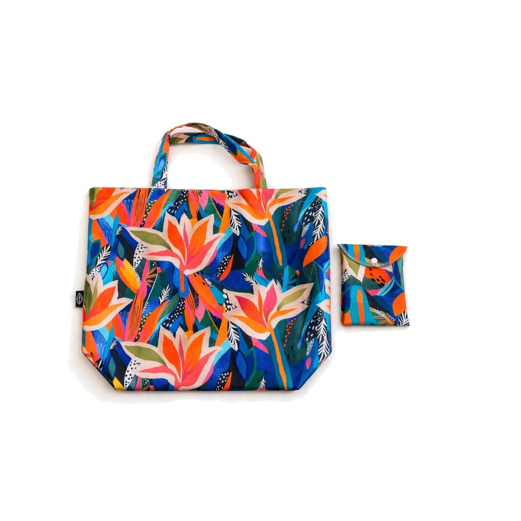 Shopperka XL rajskie kwiaty