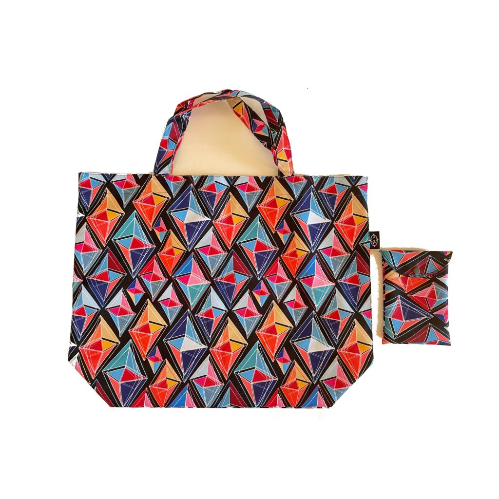 Shopperka XL kolorowe romby